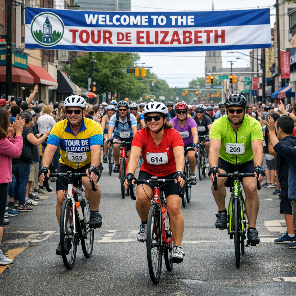 Elizabeth Community Unites for Annual Tour de Elizabeth